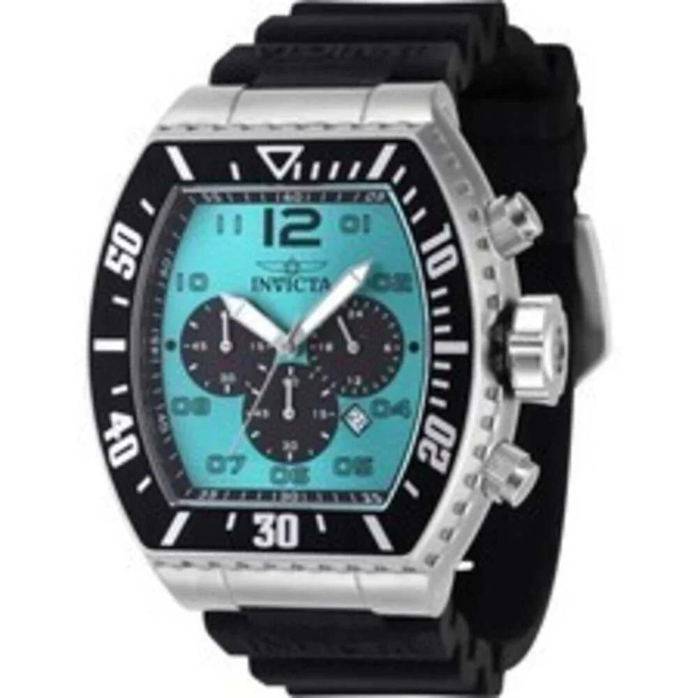 NWT Invicta 47285  Pro Diver | Chronograph | Black, Turquoise | Men's Watch